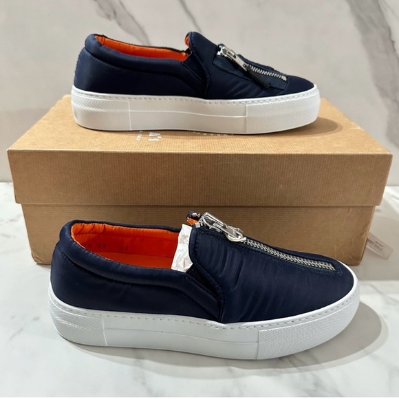 NWT Joshua Sanders Bomber Trainers Blue EU35 US5.5 - Picture 5 of 6